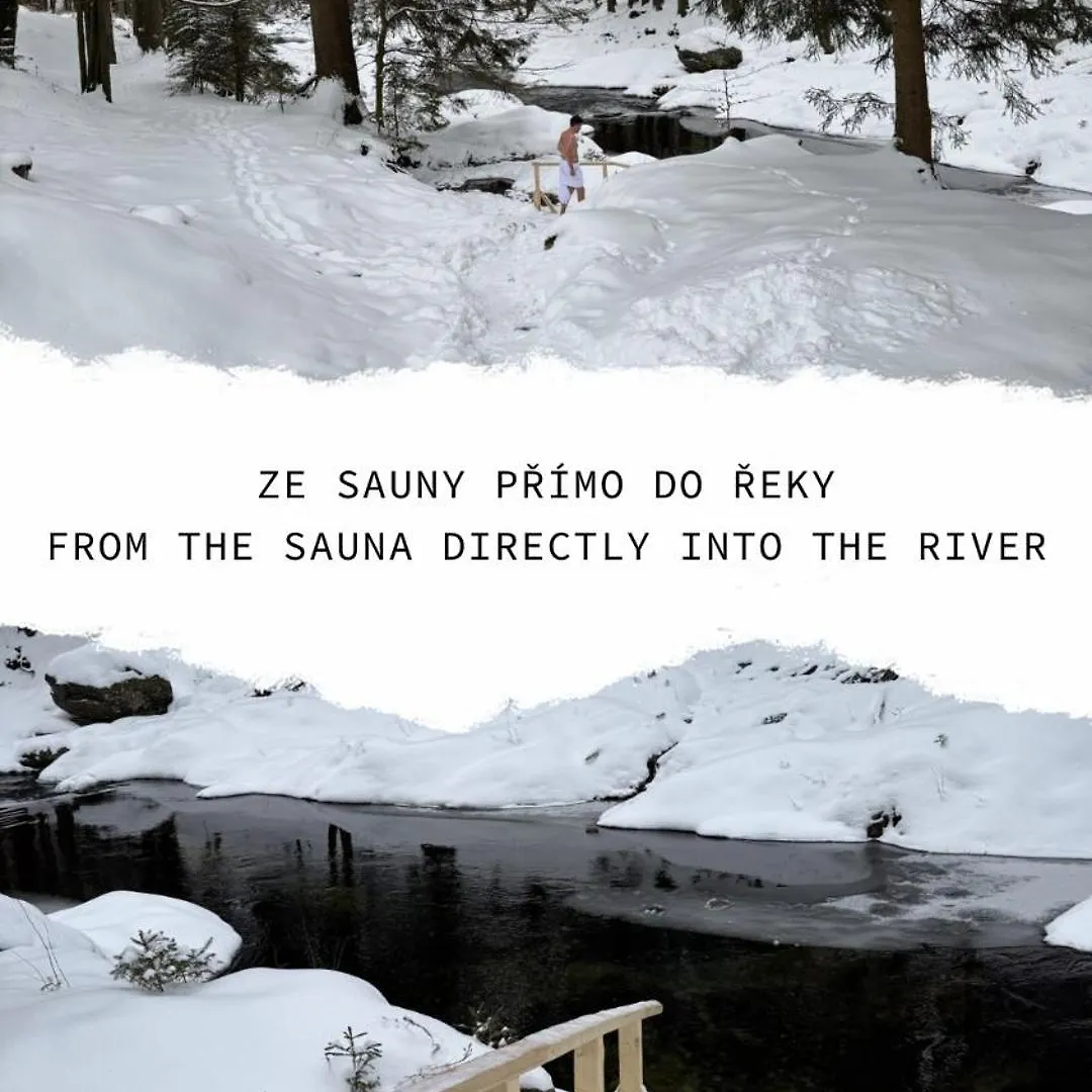 Mountain Cabin By The River - Base Camp Medvedin Spindleruv Mlyn Campsite