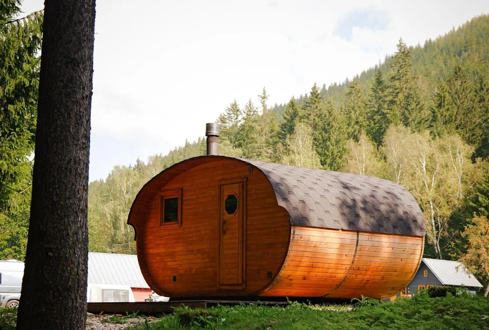 Campsite Mountain Cabin By The River - Base Camp Medvedin Spindleruv Mlyn Czech Republic